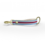 Personalised Key Strap- Berry and Blue