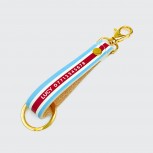 Personalised Key Strap- Berry and Blue