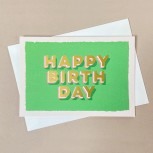 3D Font Happy Birthday Box Set