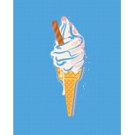 Mr Whippy Ice Cream Art Print