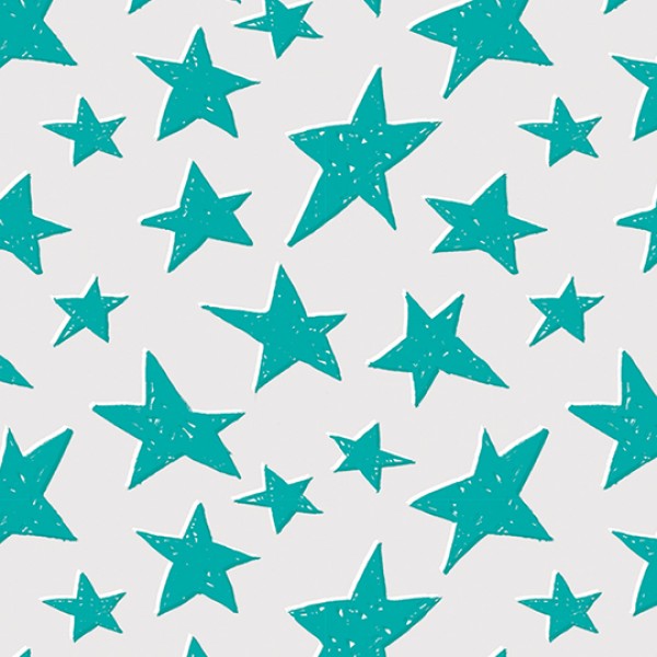 Scribble stars wrapping paper